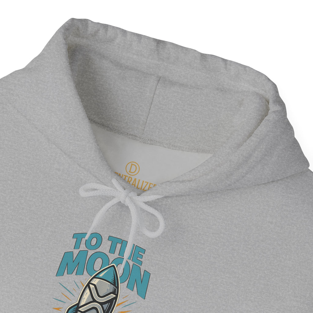 Hoodie — 'To The Moon' Rocket Graphic Pullover
