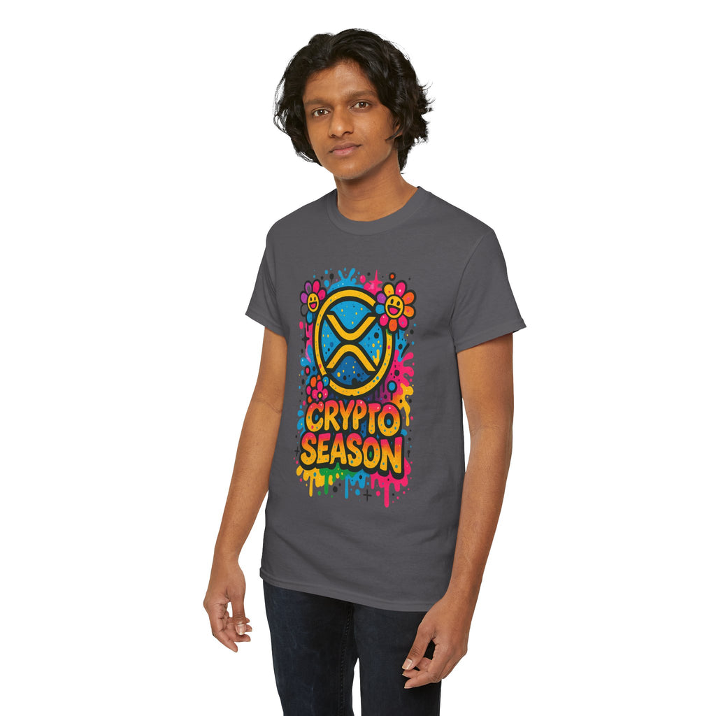 Crypto Season T-Shirt — Colorful Ripple XRP Logo Tee