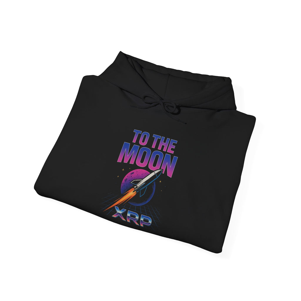 XRP To The Moon Hoodie – Crypto Investor Sweatshirt