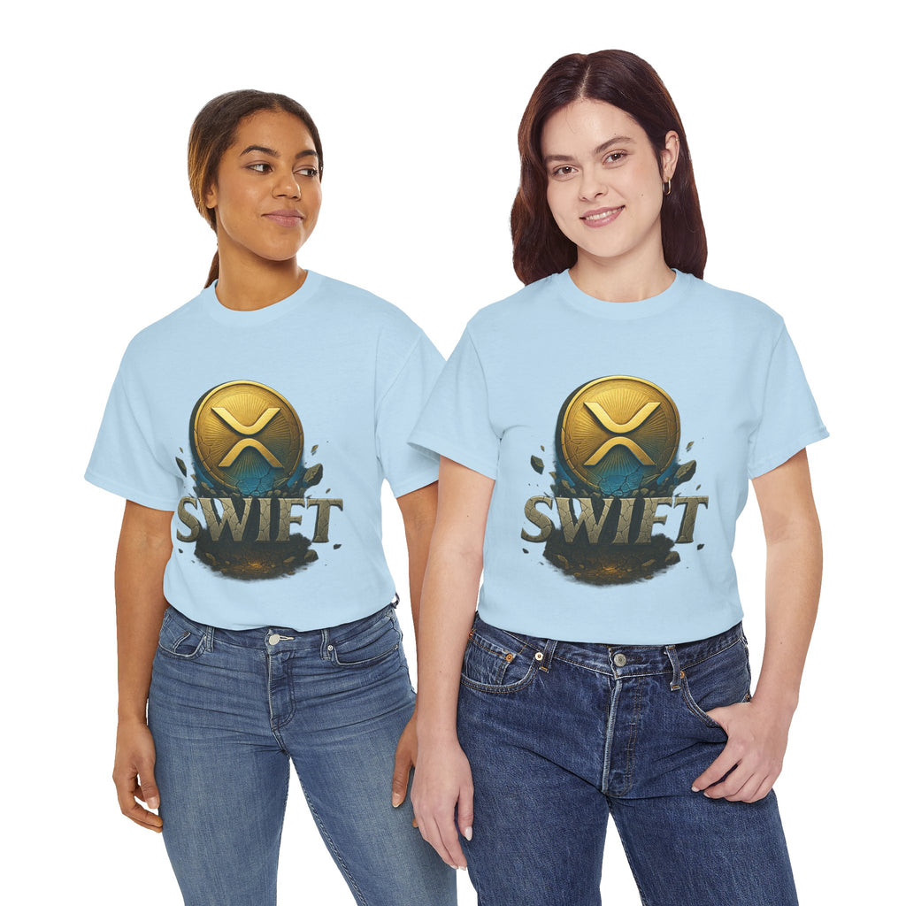 XRP Swift Cryptocurrency T‑Shirt — Ripple Coin Logo Graphic Tee