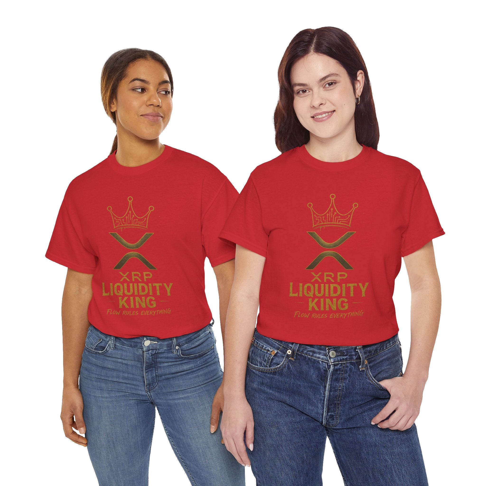 XRP Liquidity King Tee — Crypto Crown T-Shirt