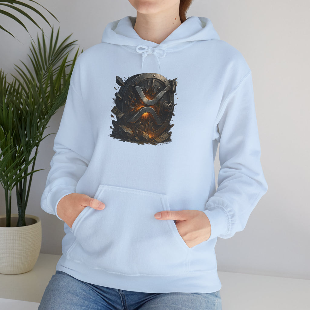 Viking Shield & Helmet Hoodie — Norse Warrior Graphic Sweatshirt