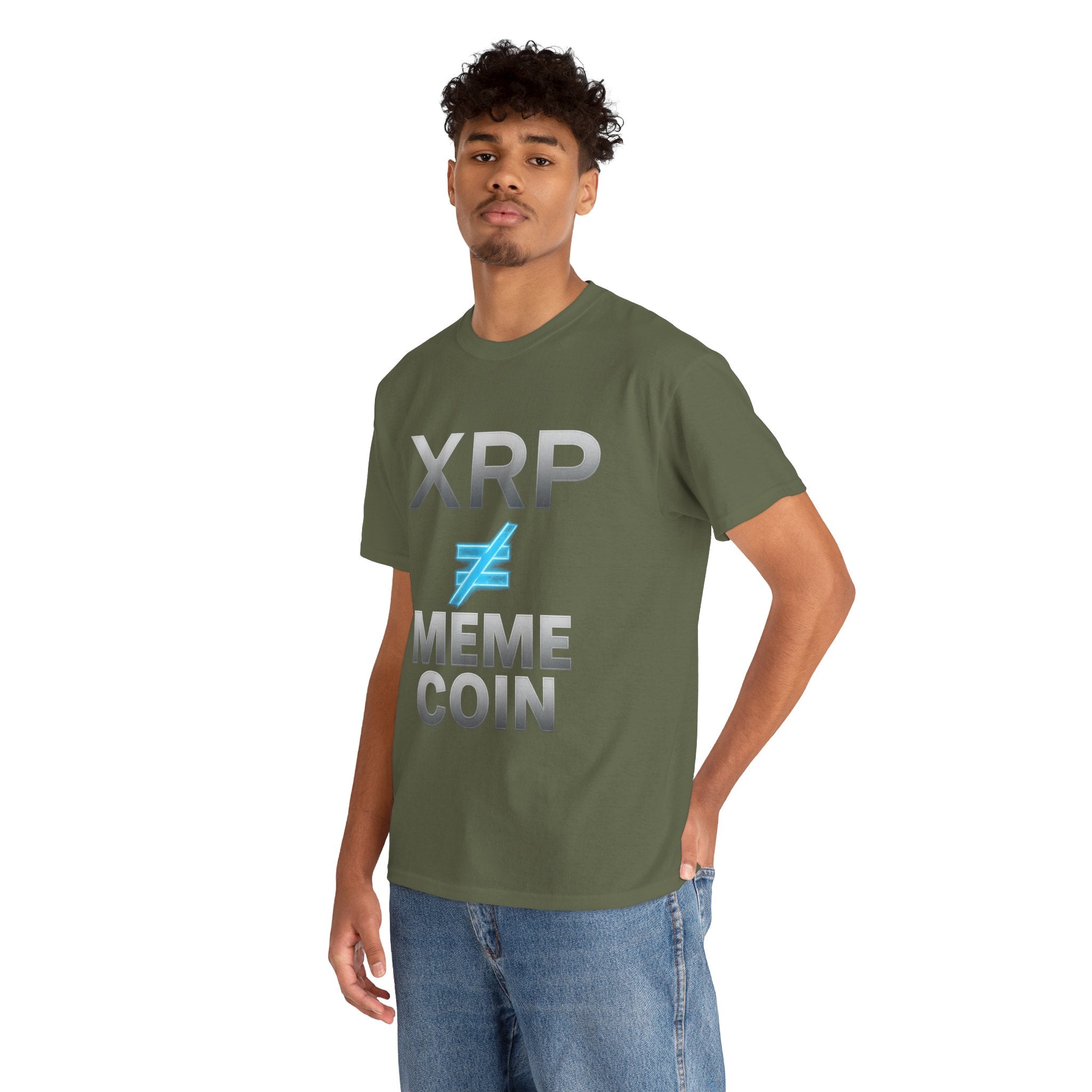 XRP ≠ Meme Coin T-Shirt — Crypto Investor Statement Tee