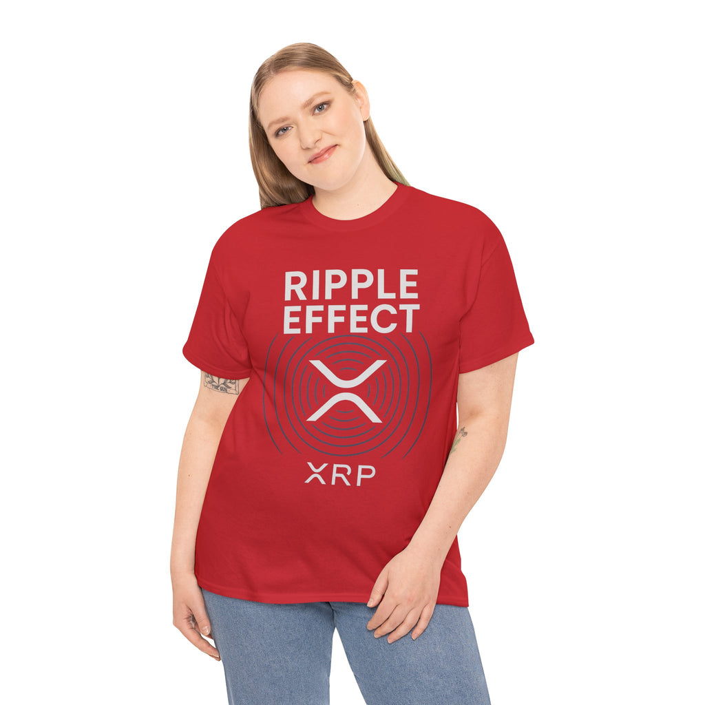 Ripple Effect XRP Tee — Minimal Cryptocurrency Logo T-Shirt