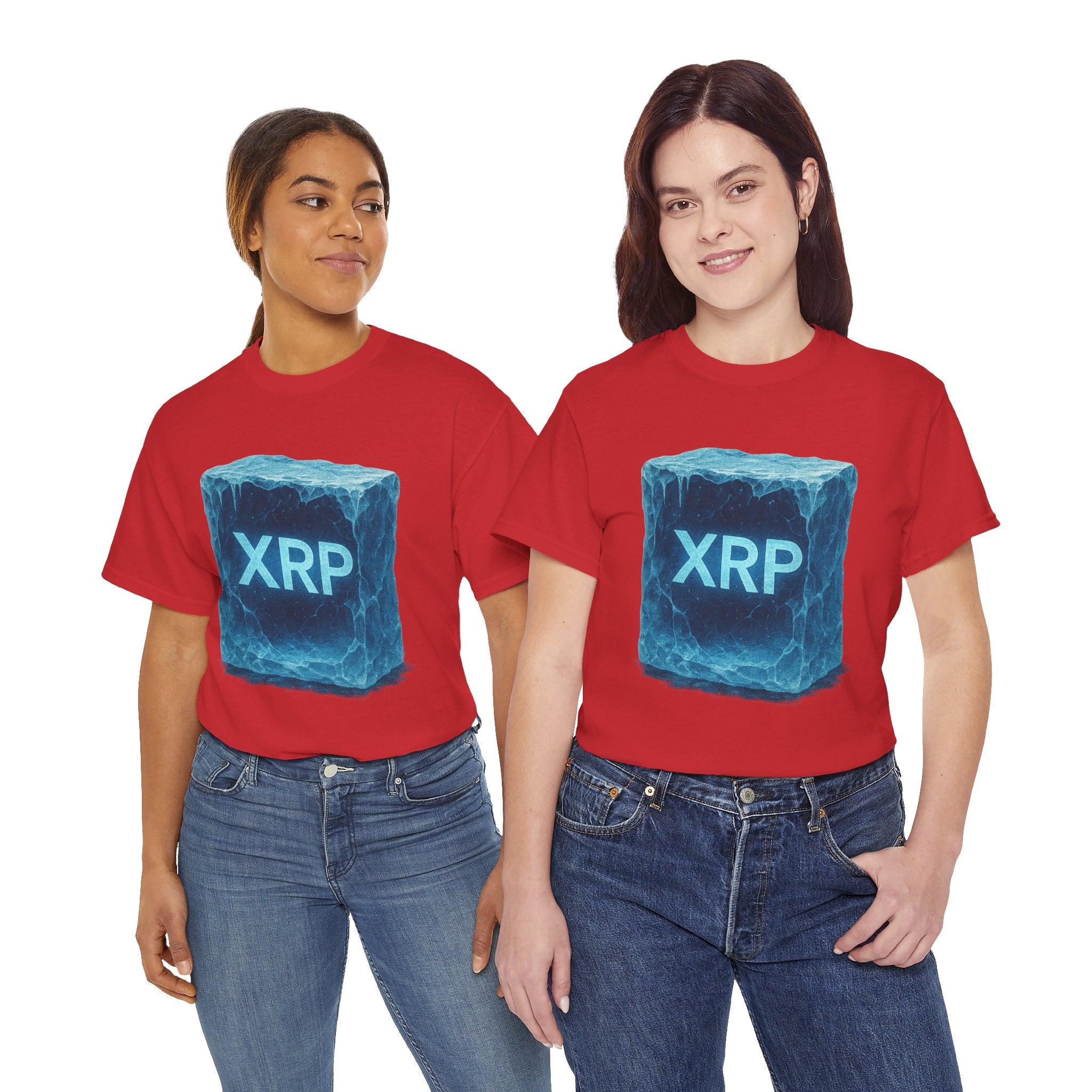 XRP Ice Block Tee — Crypto Ripple Logo T-Shirt