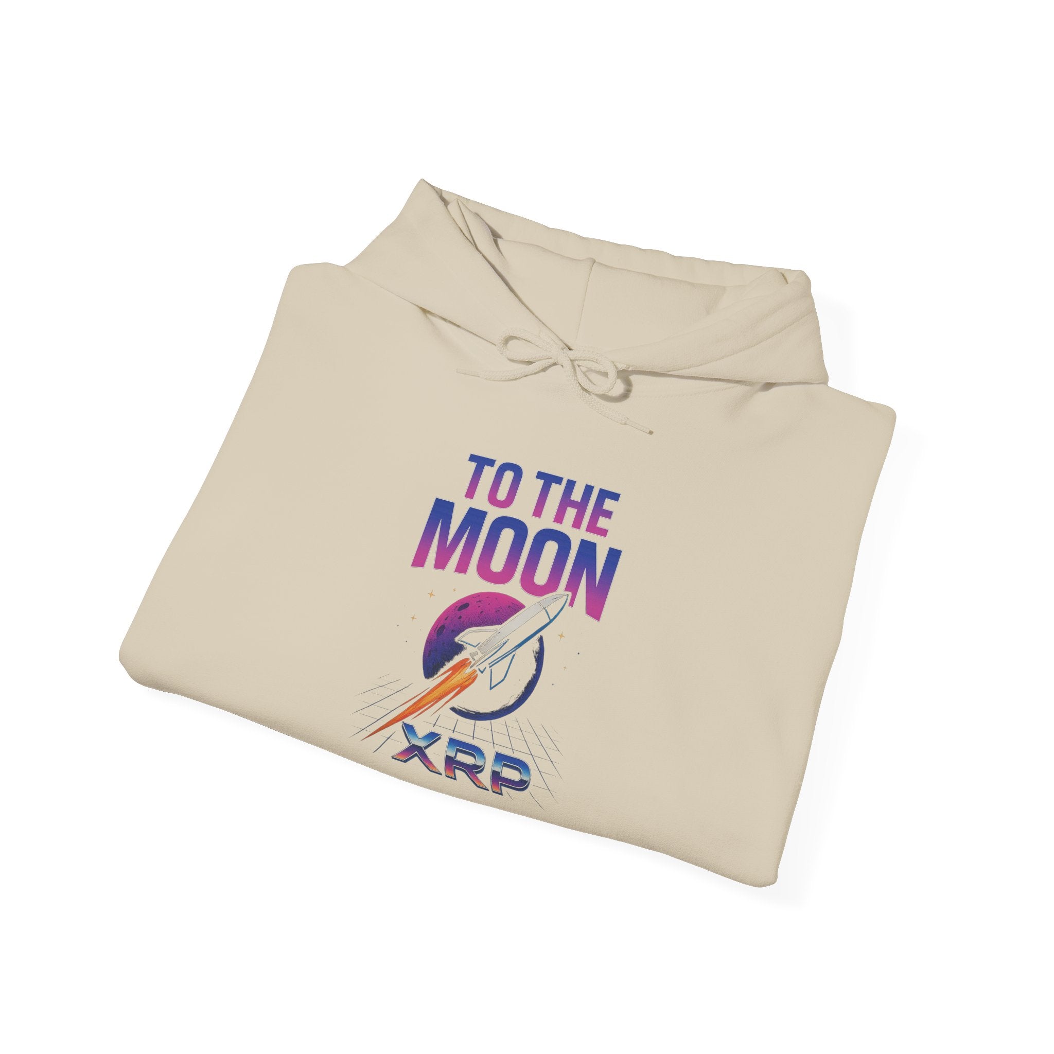 XRP To The Moon Hoodie – Crypto Investor Sweatshirt