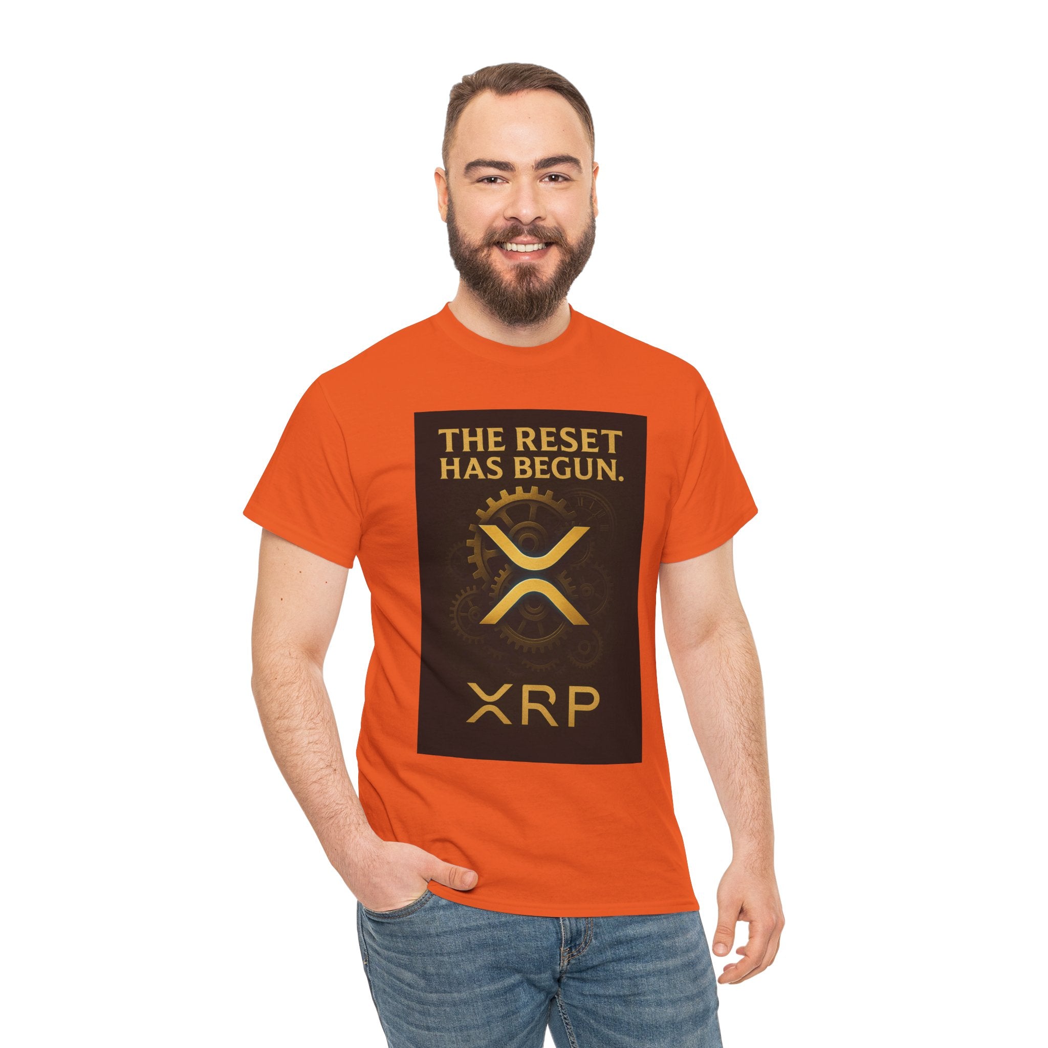 XRP Crypto Tee — "The Reset Has Begun" Bitcoin Alternative Shirt