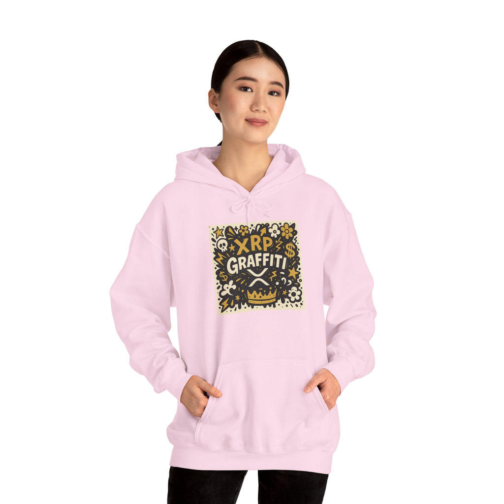 XRP Graffiti Hoodie – Street Art Crypto Sweatshirt