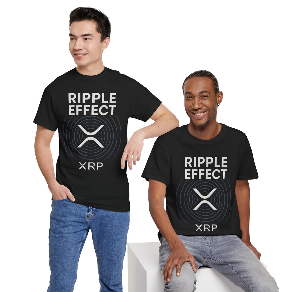 Ripple Effect XRP Tee — Minimal Cryptocurrency Logo T-Shirt
