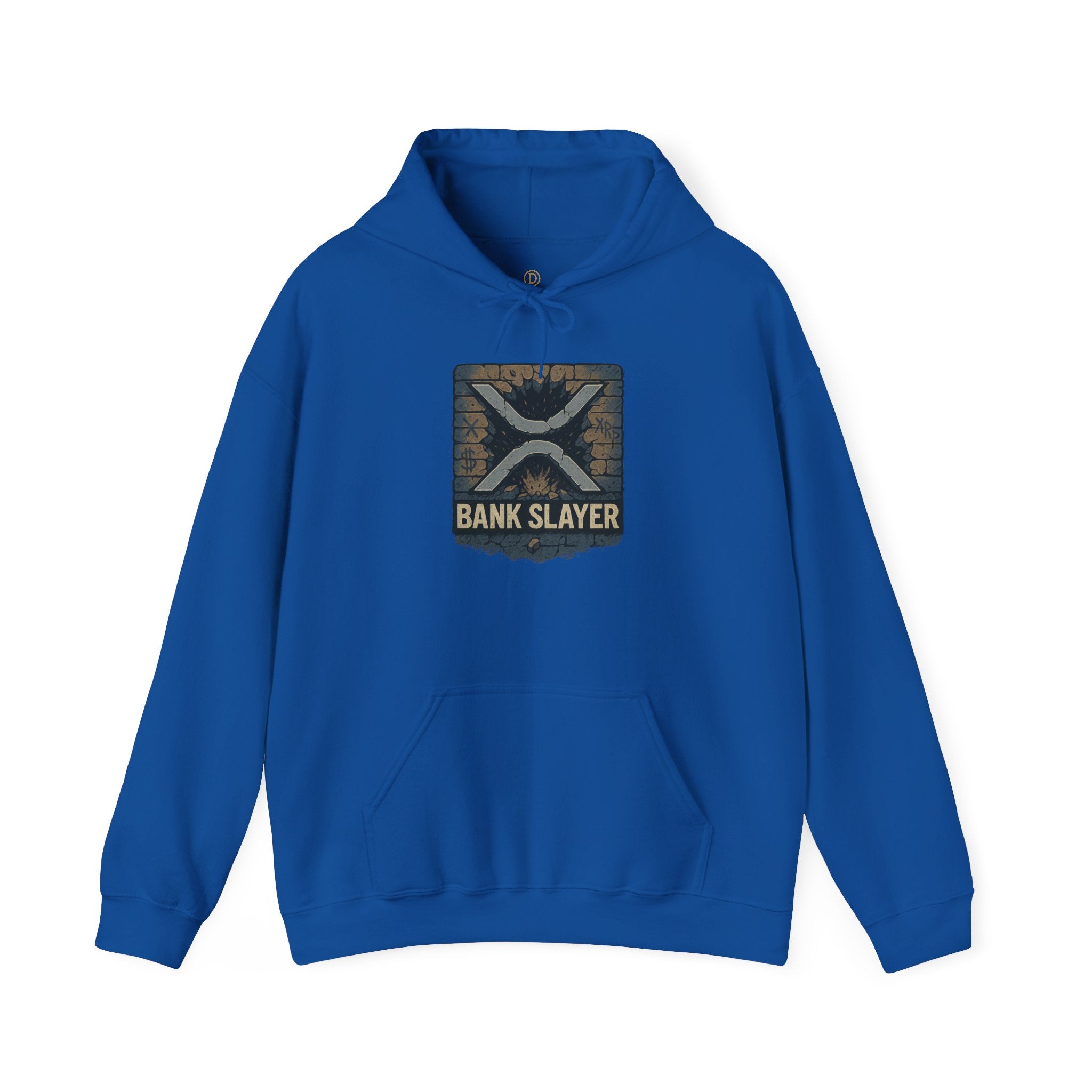 Bank Slayer Hoodie - Vintage Tactical Crest Graphic Sweatshirt