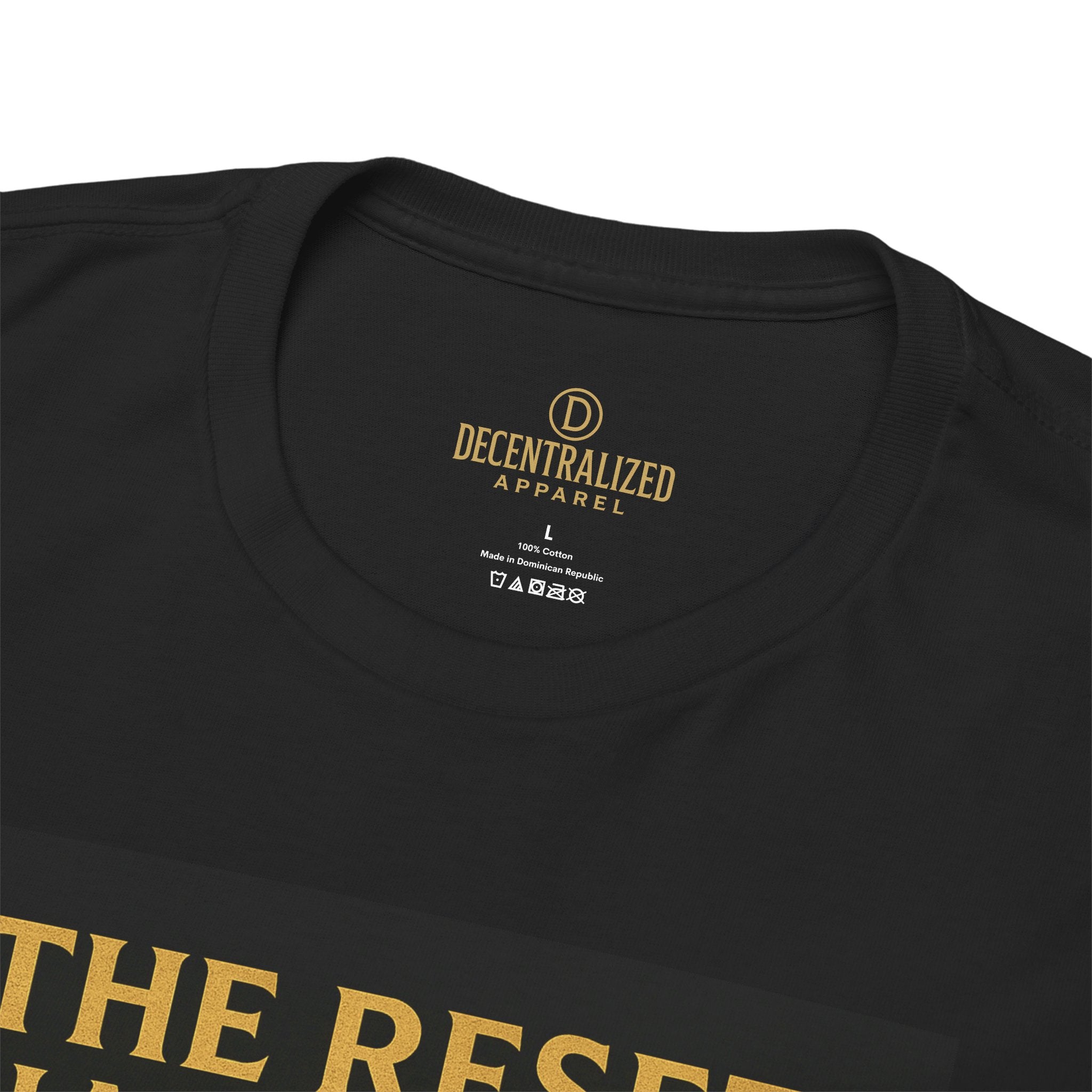 XRP Crypto Tee — "The Reset Has Begun" Bitcoin Alternative Shirt