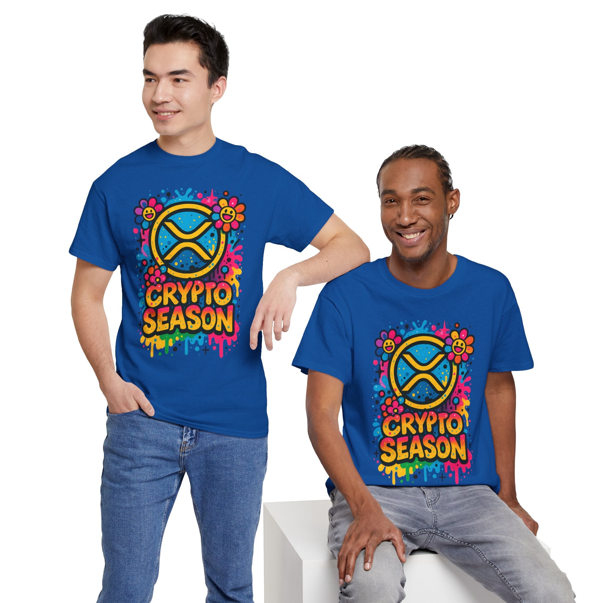 Crypto Season T-Shirt — Colorful Ripple XRP Logo Tee