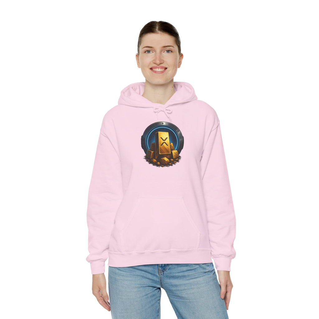 Gaming Treasure Hoodie — Gold Loot Chest Emblem
