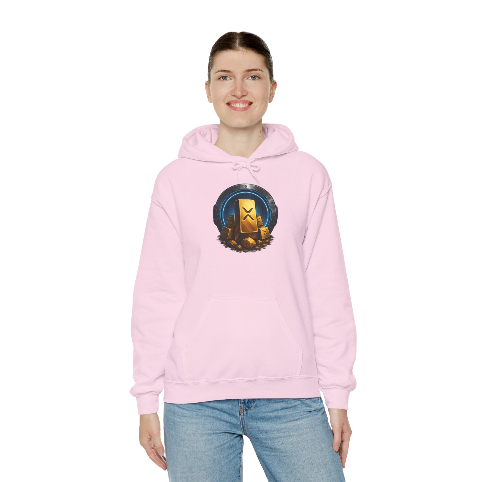 Gaming Treasure Hoodie — Gold Loot Chest Emblem