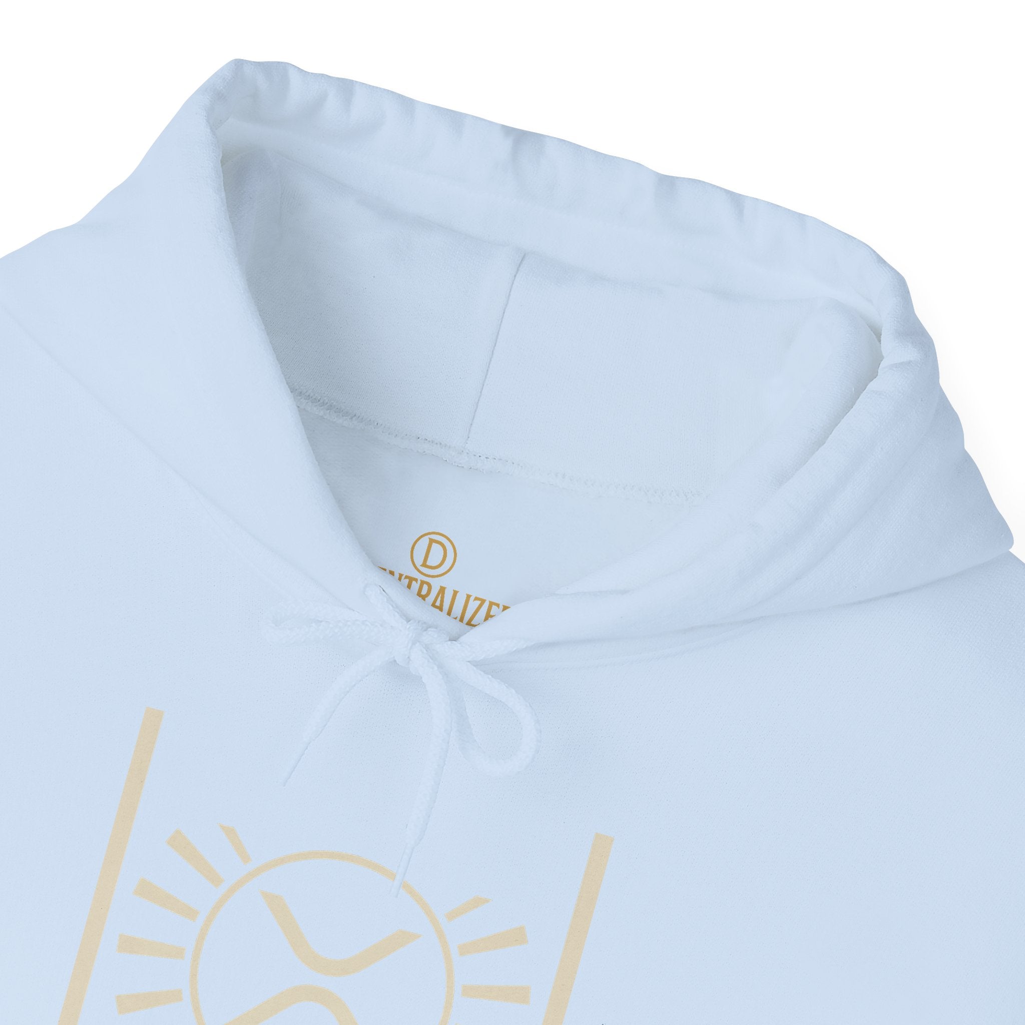 XRP Minimalist Logo Hoodie — Crypto Sun Symbol Sweatshirt