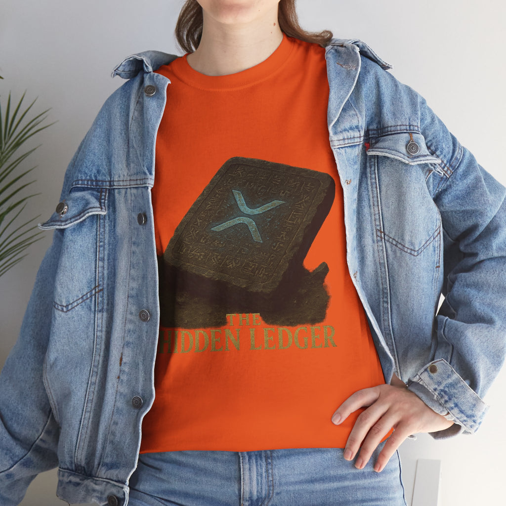 T-Shirt — "The Hidden Ledger" Crypto XRP Wallet Graphic Tee
