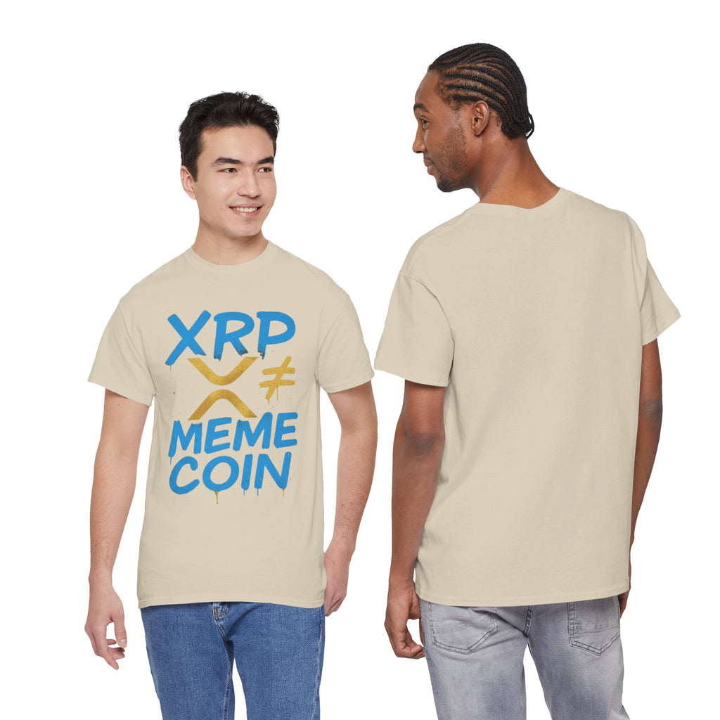 XRP ≠ Meme Coin T‑Shirt — Crypto Advocate Graphic Tee