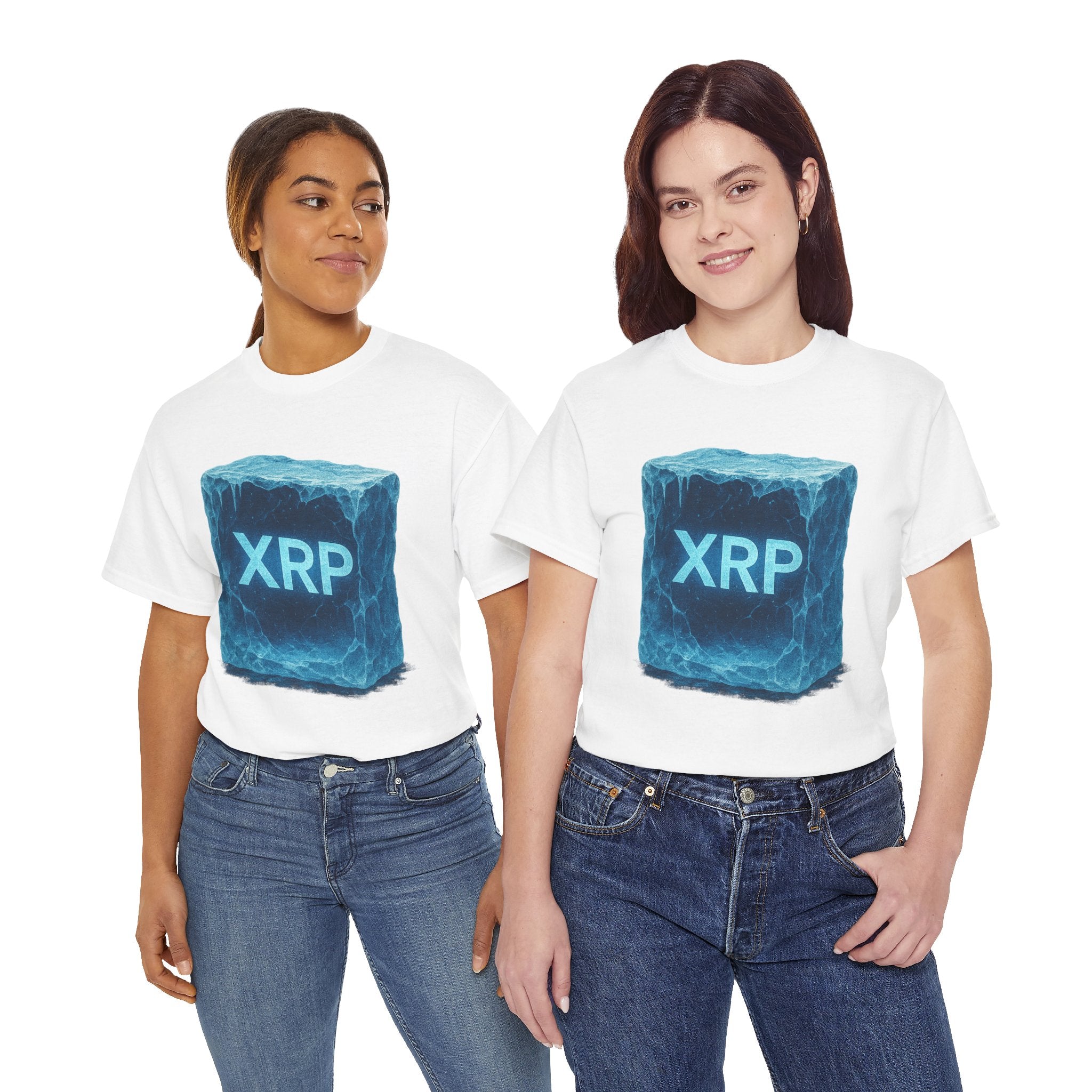 XRP Ice Block Tee — Crypto Ripple Logo T-Shirt
