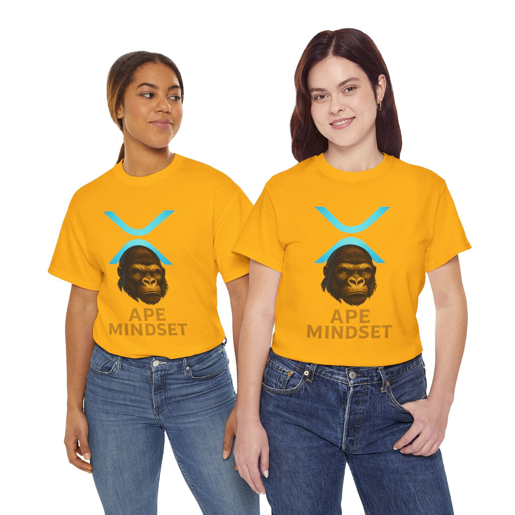 Ape Mindset T-Shirt — Crypto XRP Ape Graphic Tee