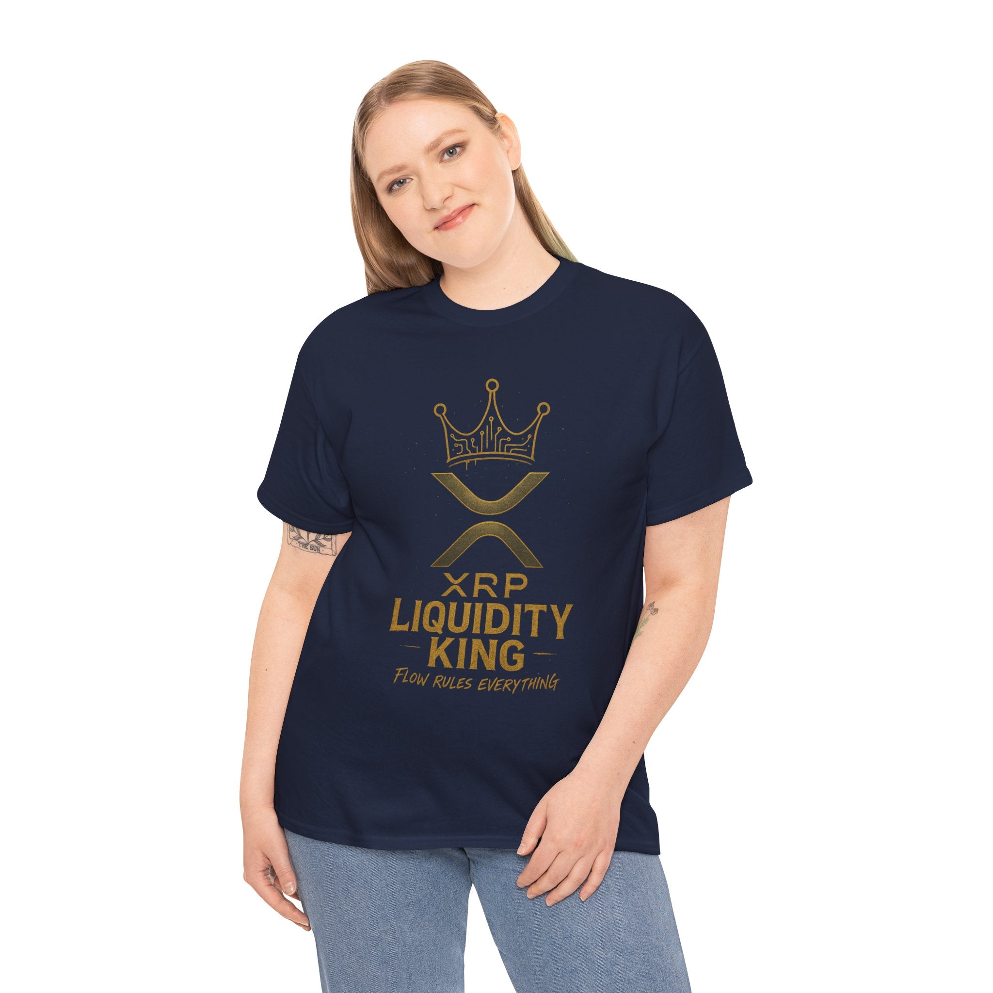XRP Liquidity King Tee — Crypto Crown T-Shirt