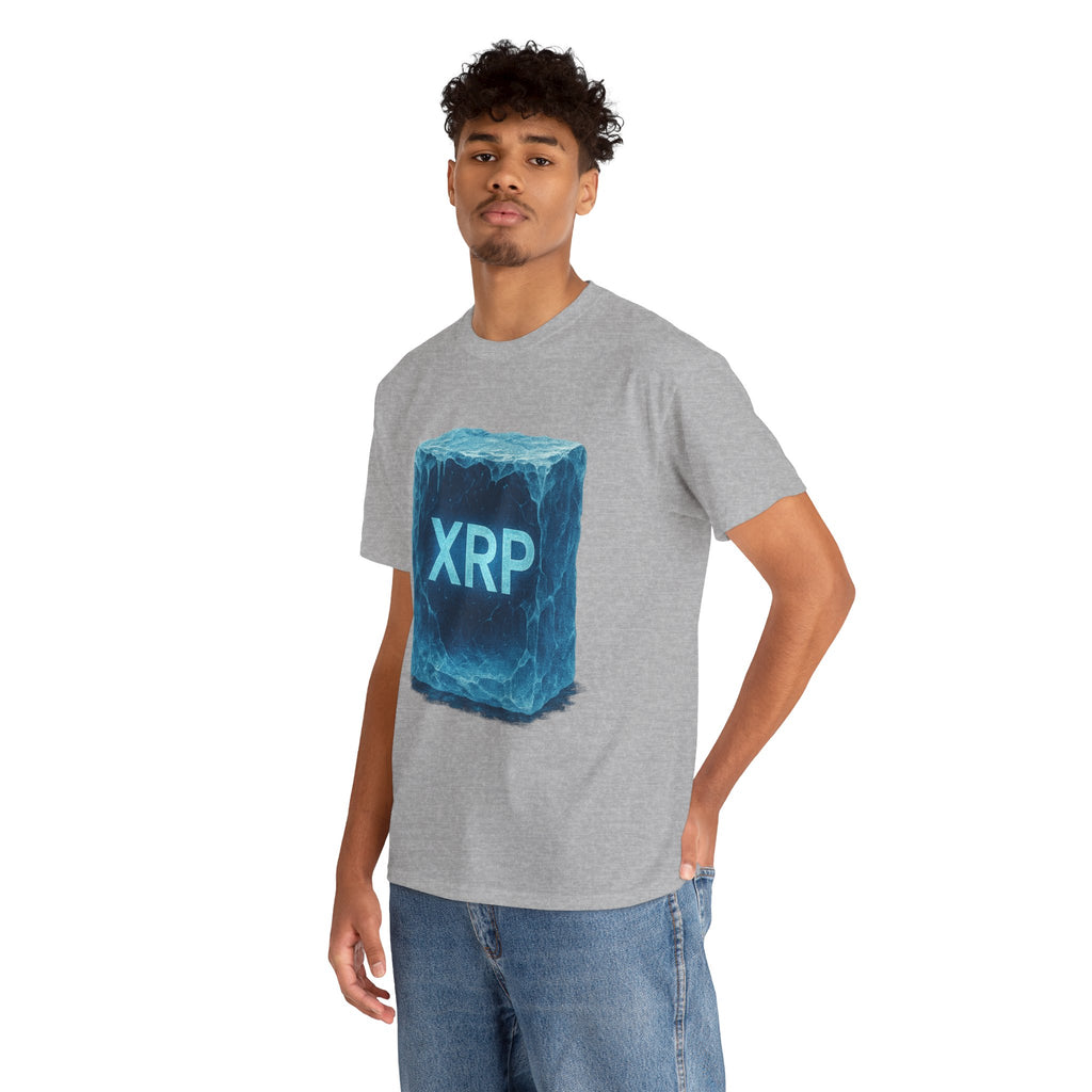 XRP Ice Block Tee — Crypto Ripple Logo T-Shirt