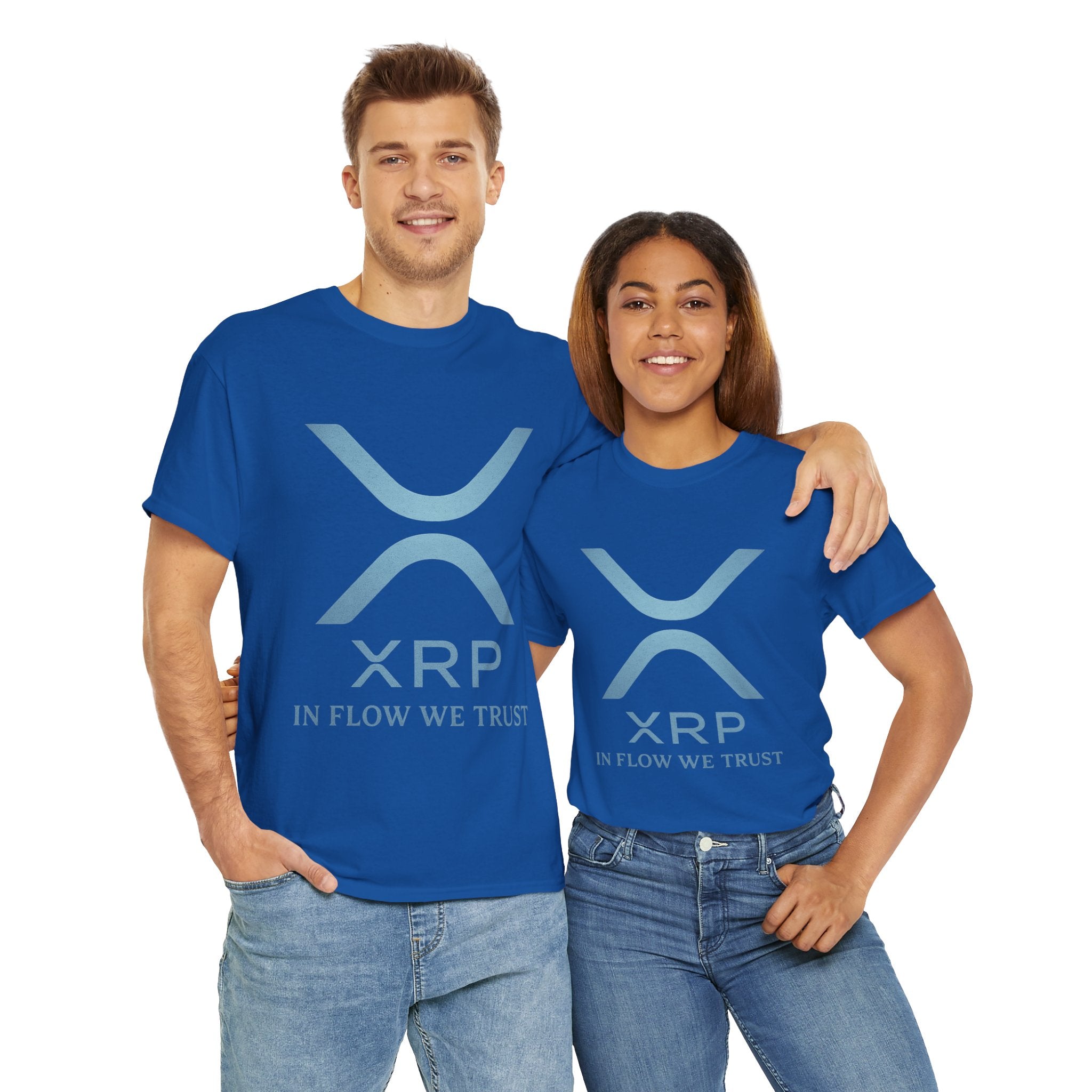 XRP Crypto Tee — "In Flow We Trust" Ripple Logo T-Shirt
