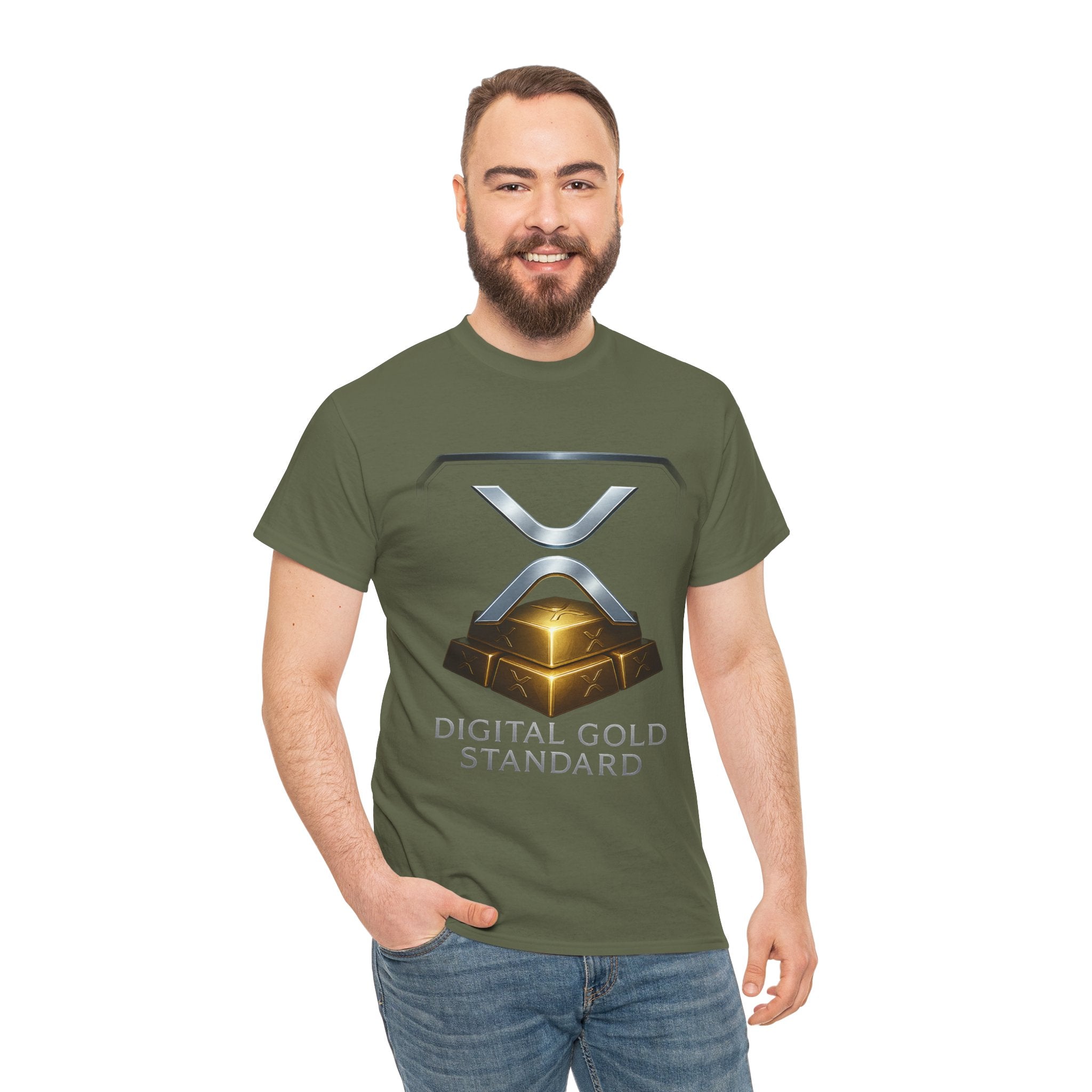 XRP 'Digital Gold Standard' Tee — Cryptocurrency Logo Shirt