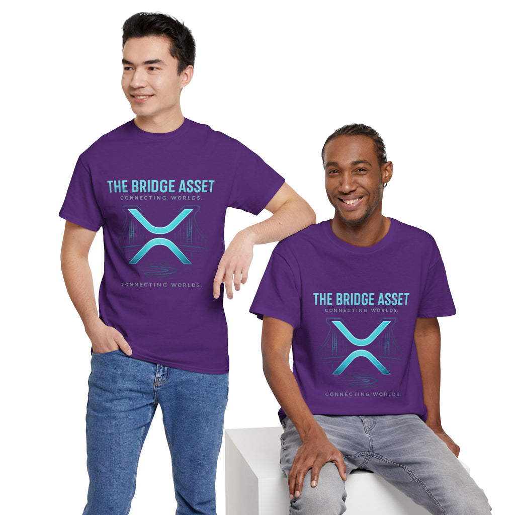 The Bridge Asset Tee – 'Connecting Worlds' Crypto Ripple X Logo T-Shirt