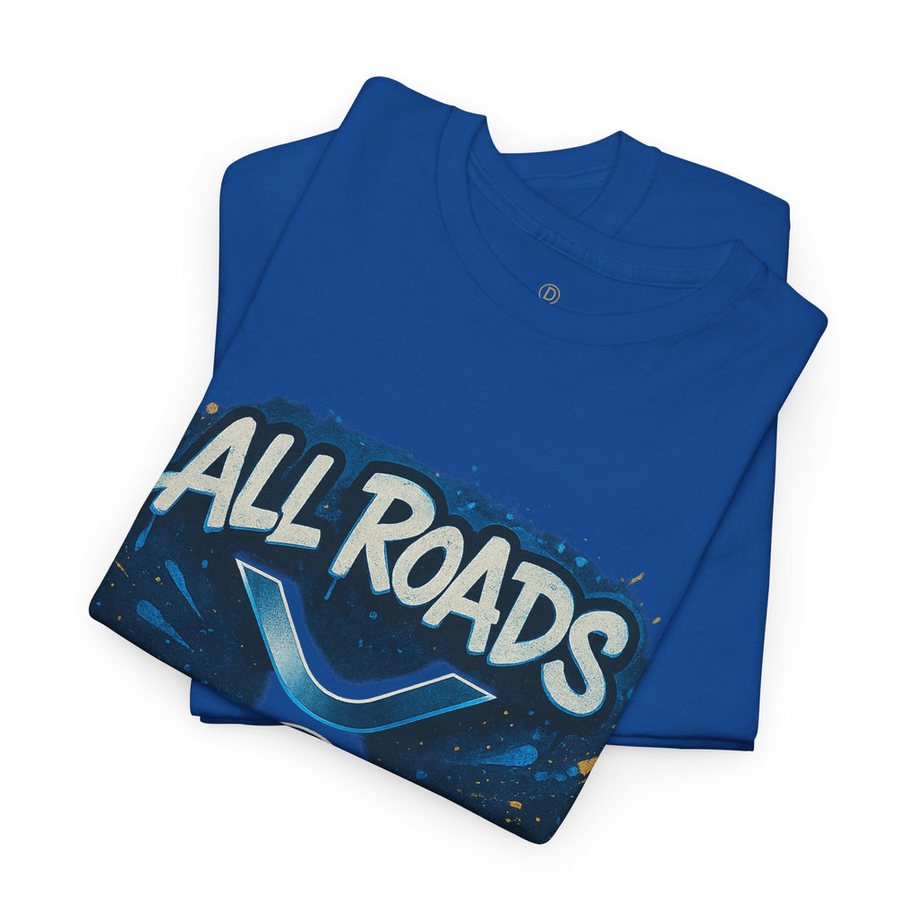 XRP Crypto T-Shirt — "All Roads Lead to XRP" Graphic Tee