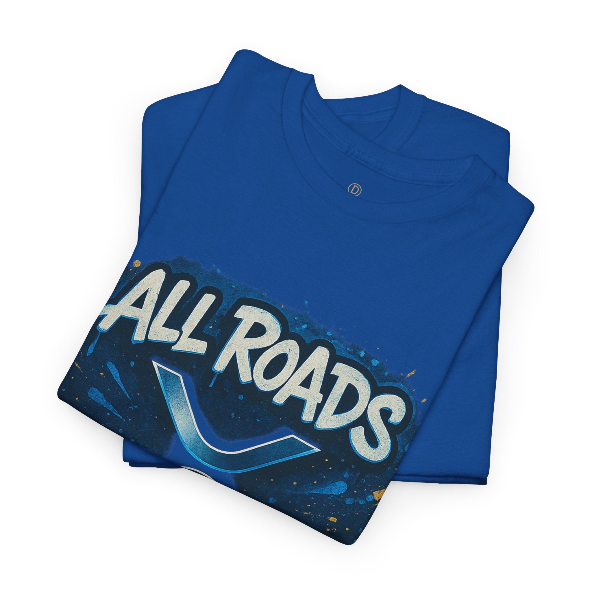 XRP Crypto T-Shirt — "All Roads Lead to XRP" Graphic Tee