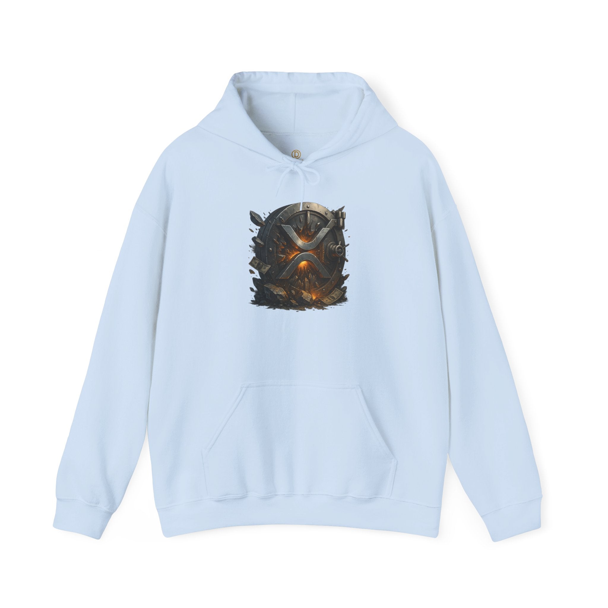 Viking Shield & Helmet Hoodie — Norse Warrior Graphic Sweatshirt