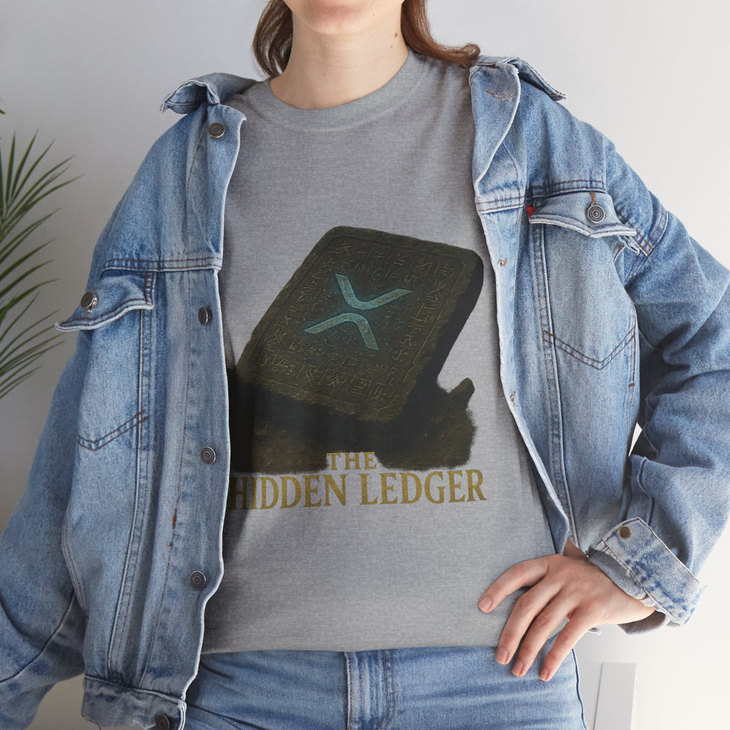 T-Shirt — "The Hidden Ledger" Crypto XRP Wallet Graphic Tee
