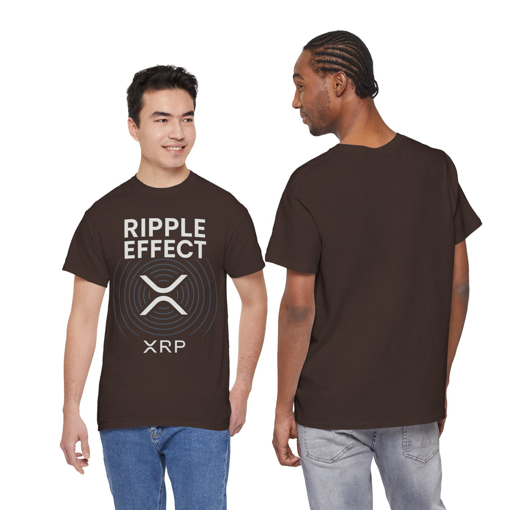 Ripple Effect XRP Tee — Minimal Cryptocurrency Logo T-Shirt