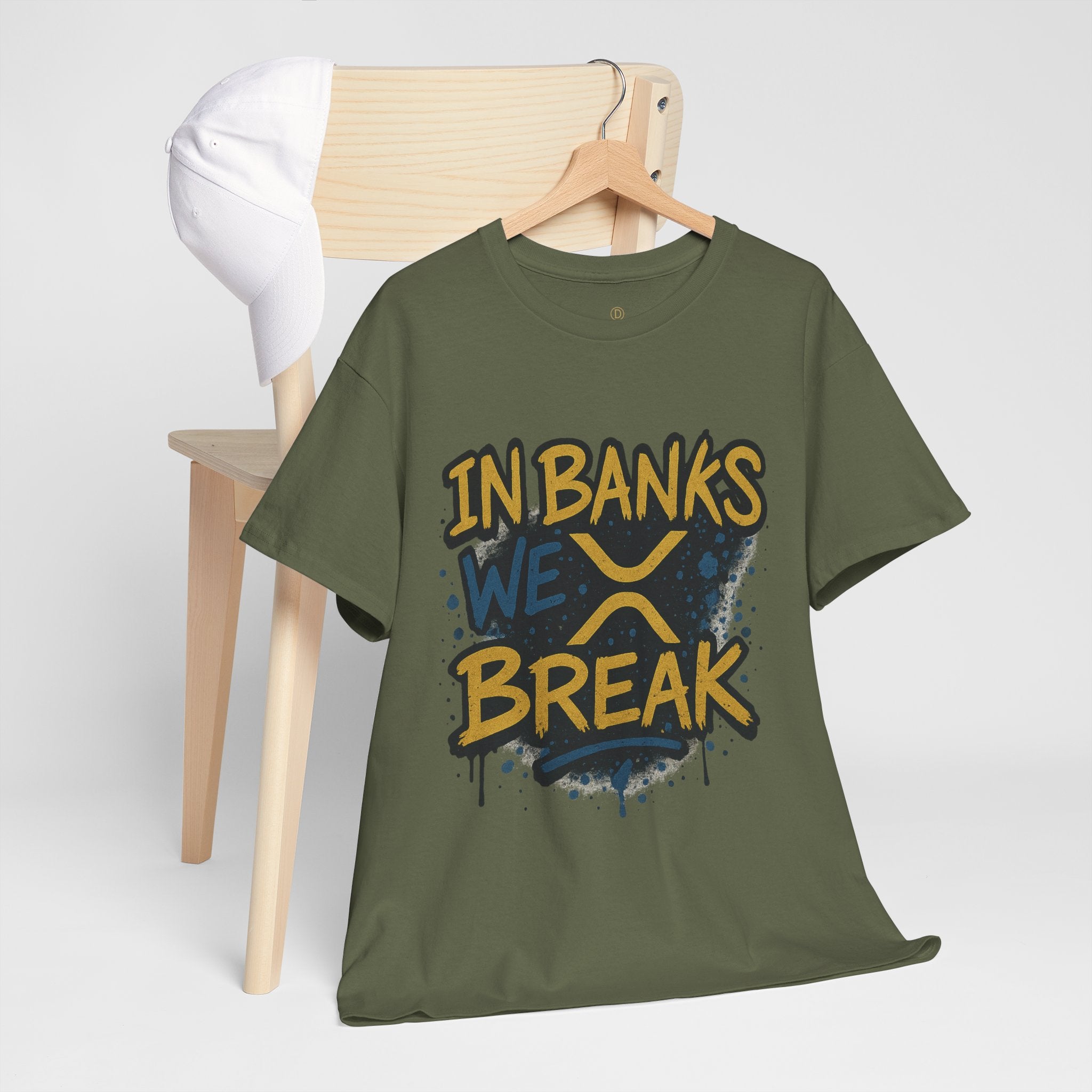 Ripple 'In Banks We Break' Graphic Tee — Crypto XRP Streetwear