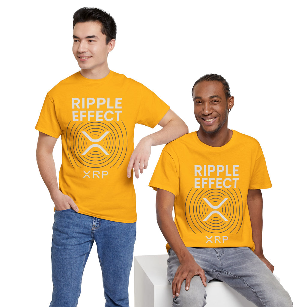 Ripple Effect XRP Tee — Minimal Cryptocurrency Logo T-Shirt