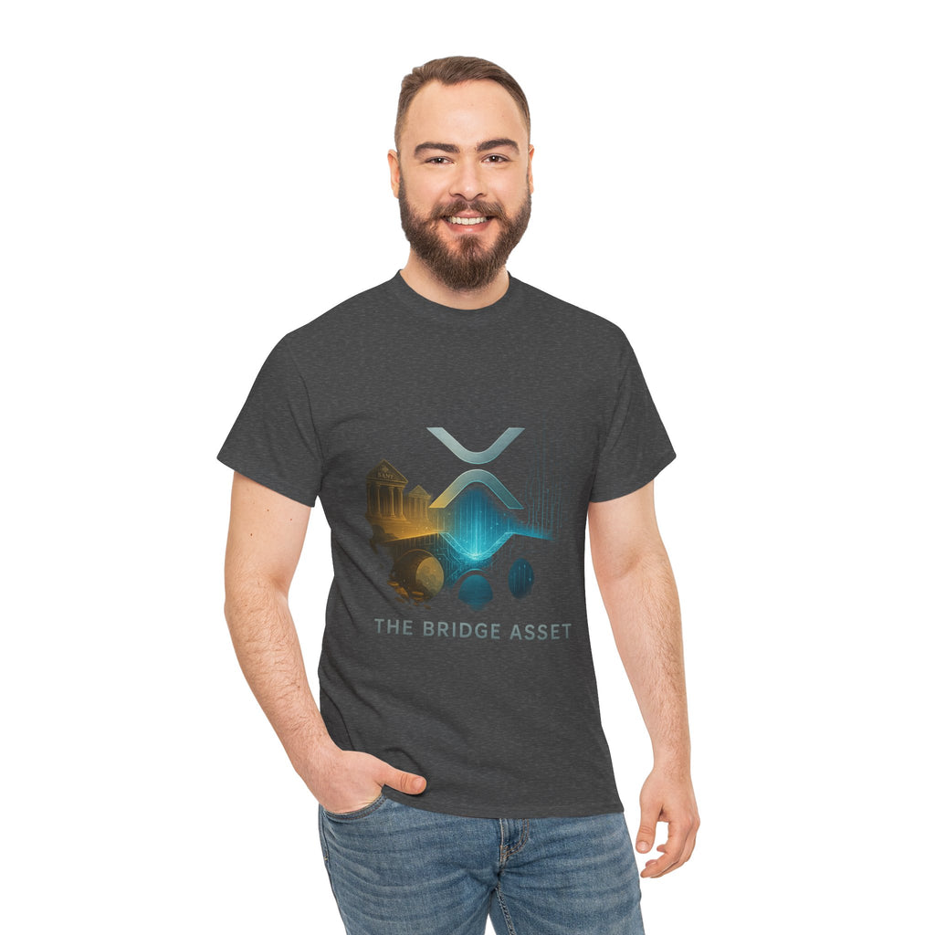 Ripple XRP Crypto Tee — 'The Bridge Asset' Logo T-Shirt
