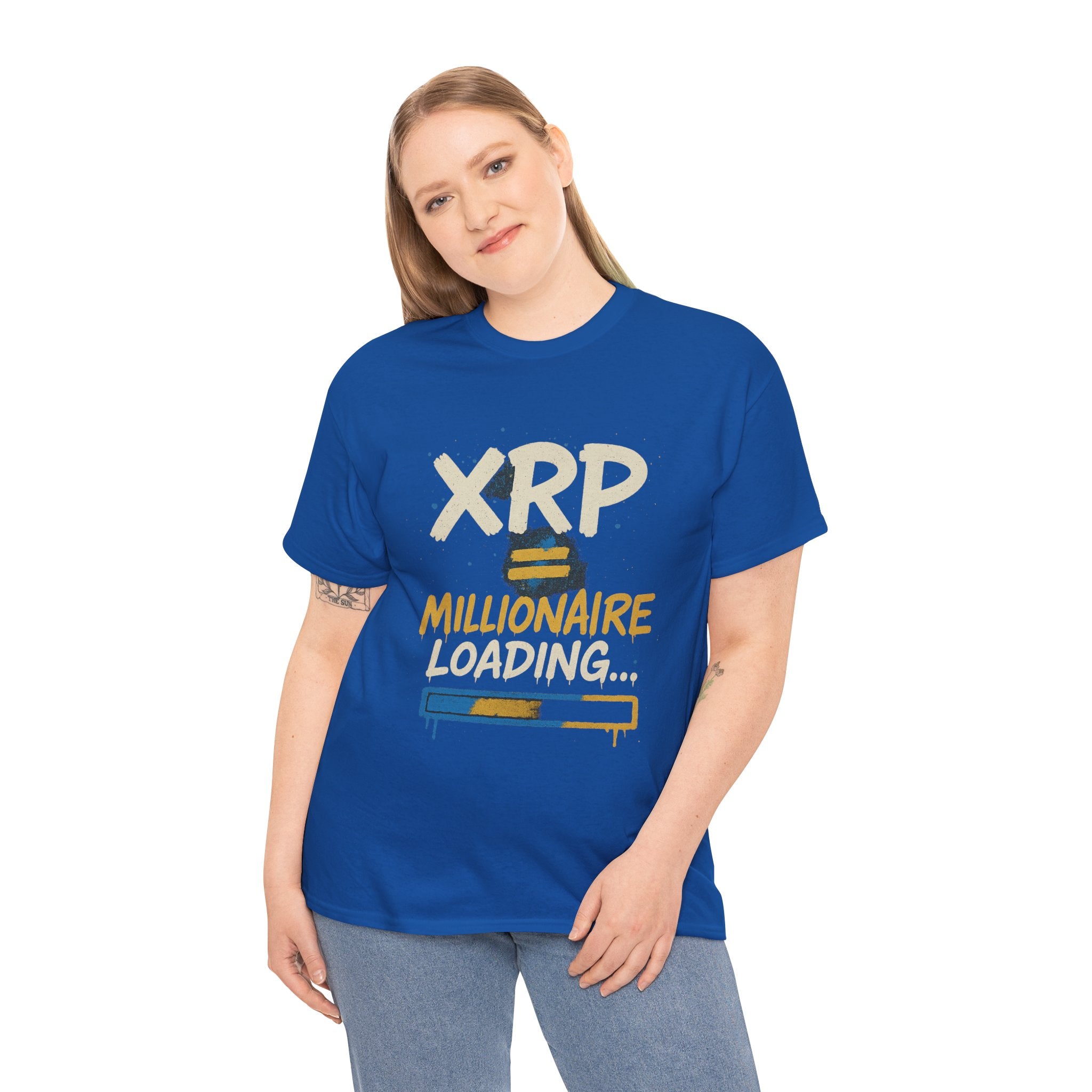 XRP Millionaire Loading T-Shirt — Crypto Investor Progress Tee