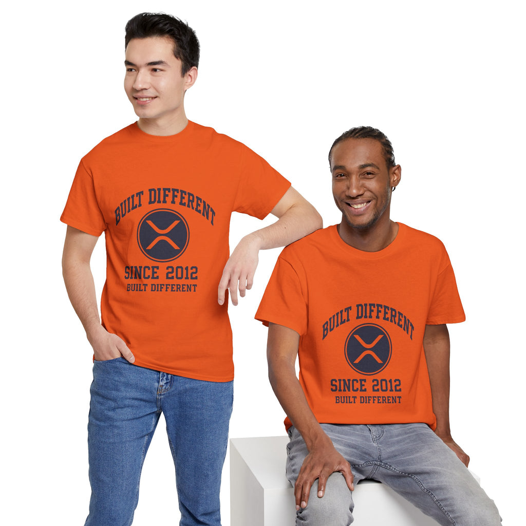 Built Different Since 2012 T-Shirt – Ripple XRP Logo Tee
