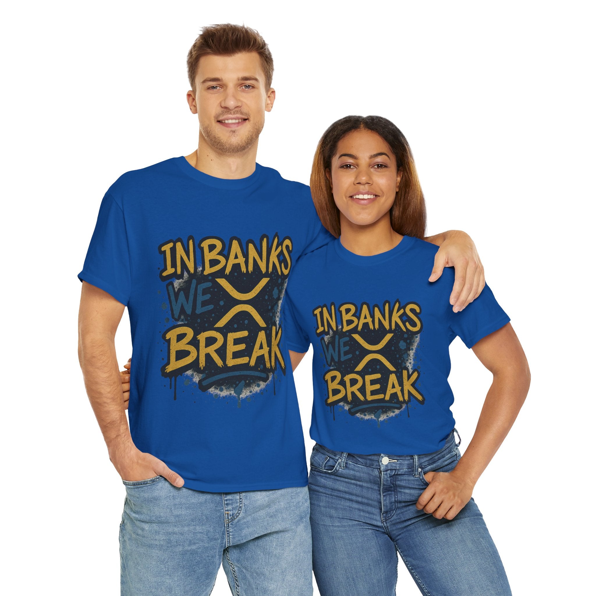 Ripple 'In Banks We Break' Graphic Tee — Crypto XRP Streetwear
