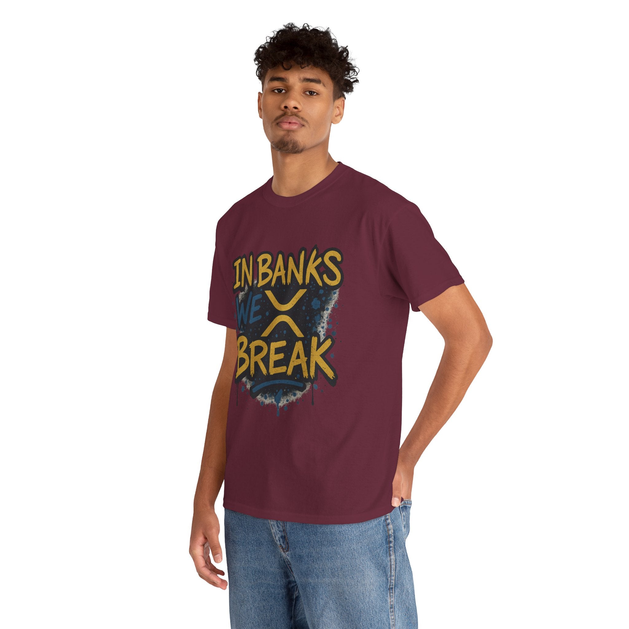 Ripple 'In Banks We Break' Graphic Tee — Crypto XRP Streetwear