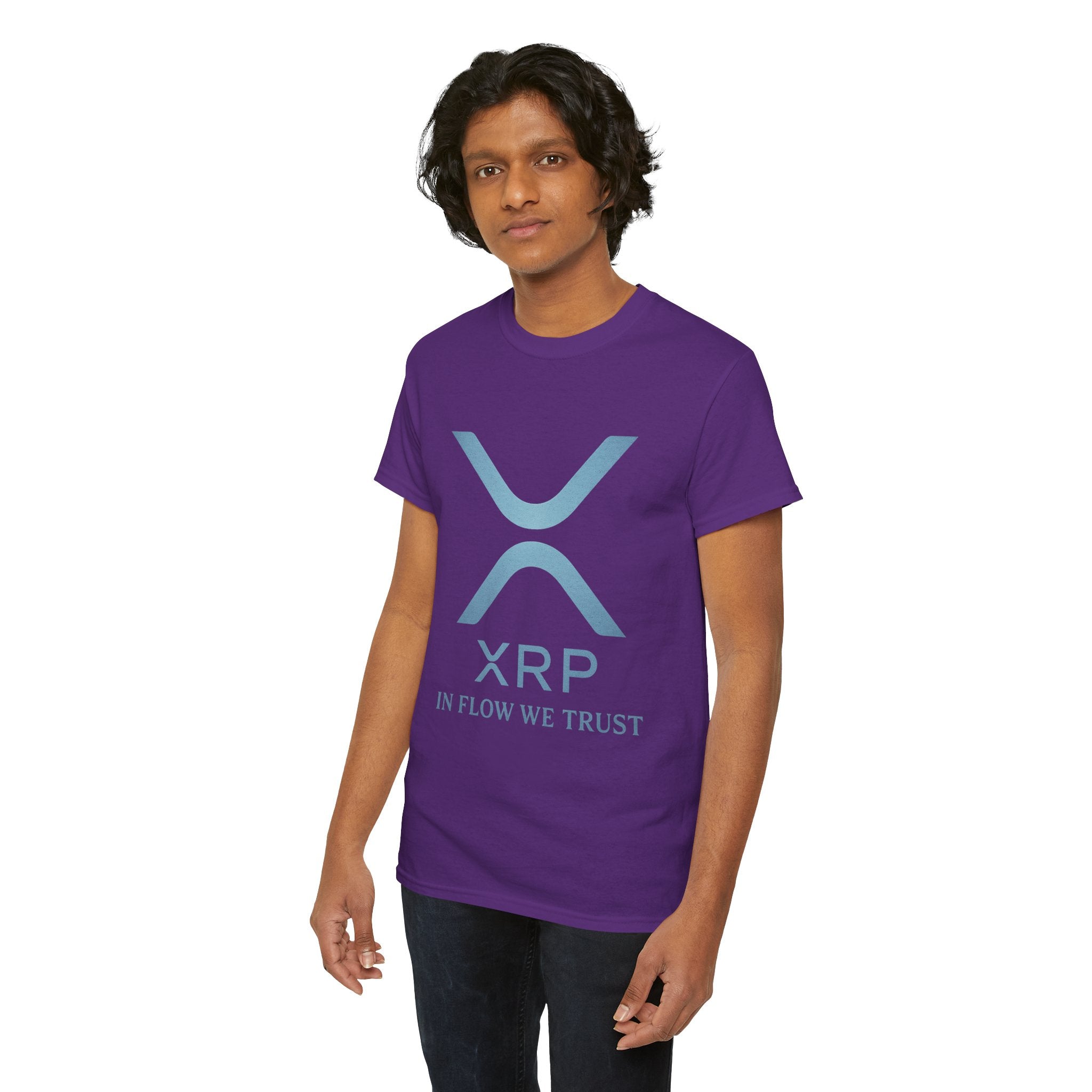 XRP Crypto Tee — "In Flow We Trust" Ripple Logo T-Shirt