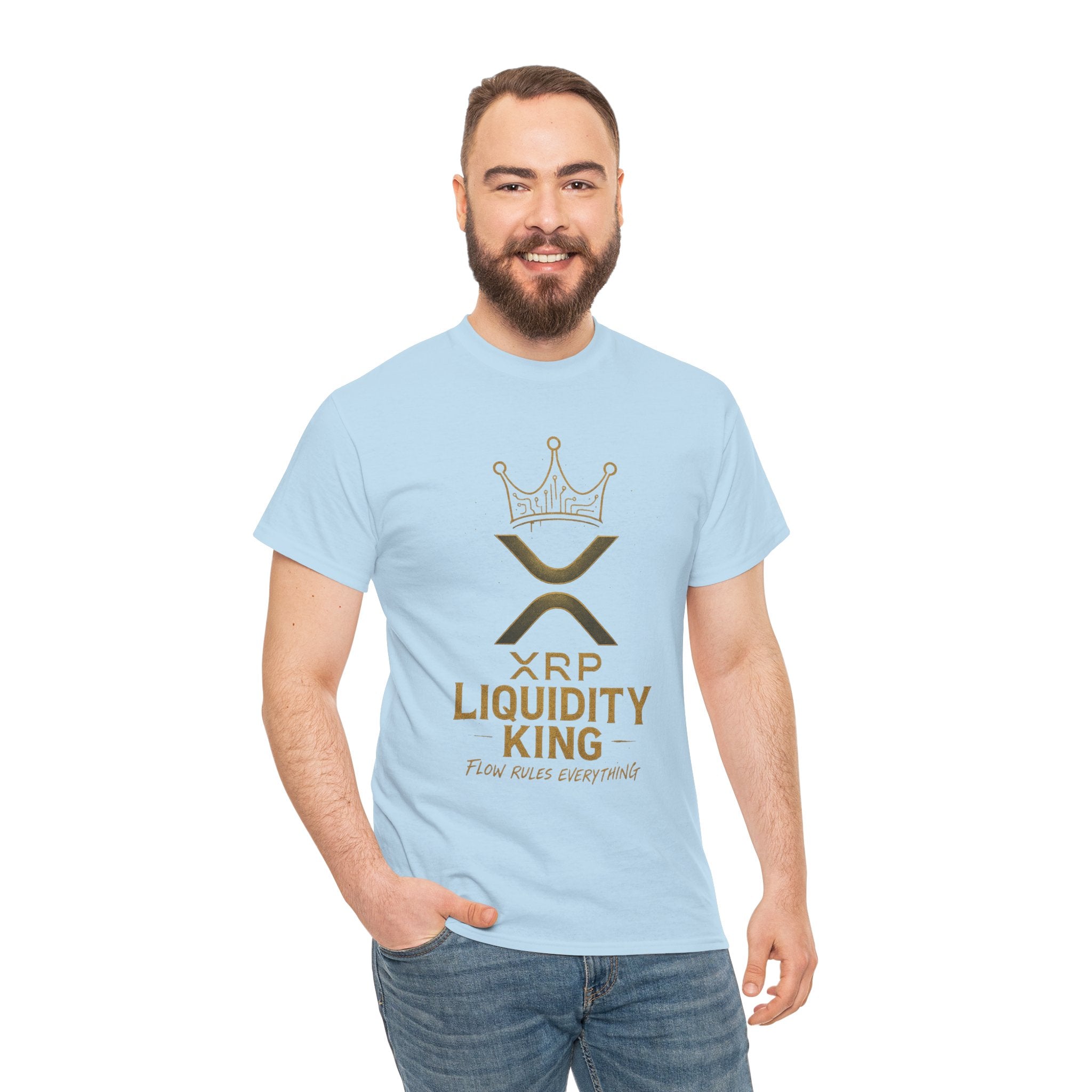 XRP Liquidity King Tee — Crypto Crown T-Shirt