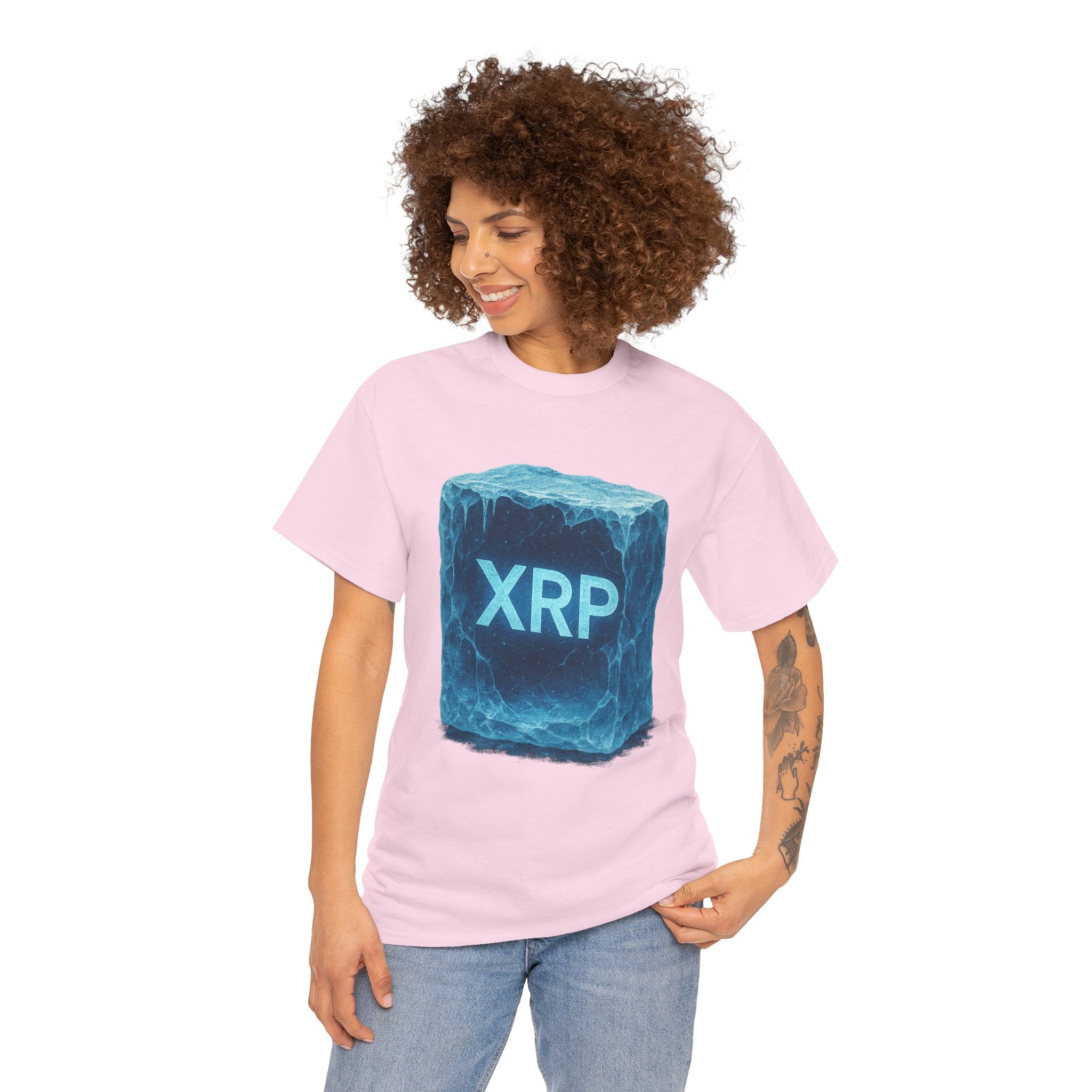 XRP Ice Block Tee — Crypto Ripple Logo T-Shirt