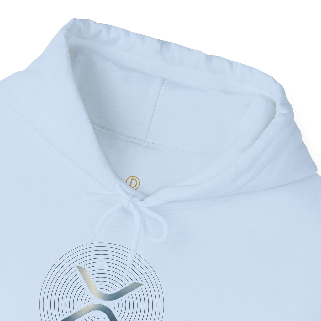 XRP 'Decentralize Everything' Hoodie — Minimal Crypto Logo Pullover
