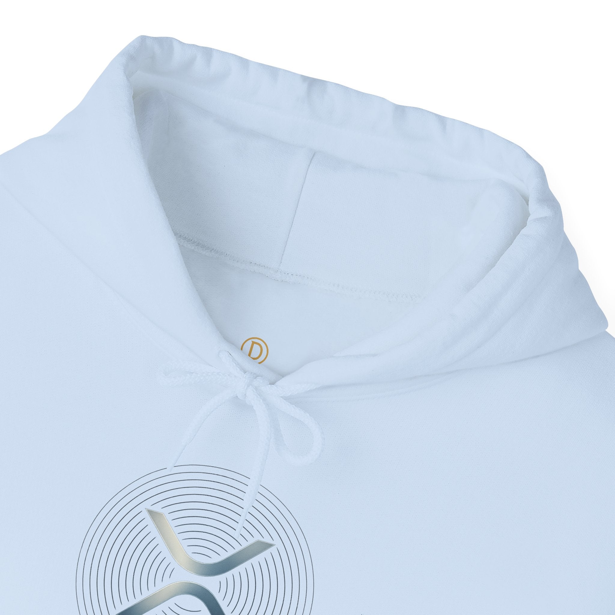 XRP 'Decentralize Everything' Hoodie — Minimal Crypto Logo Pullover