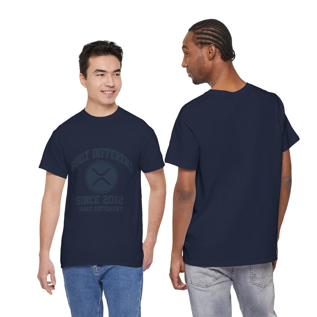 Built Different Since 2012 T-Shirt – Ripple XRP Logo Tee