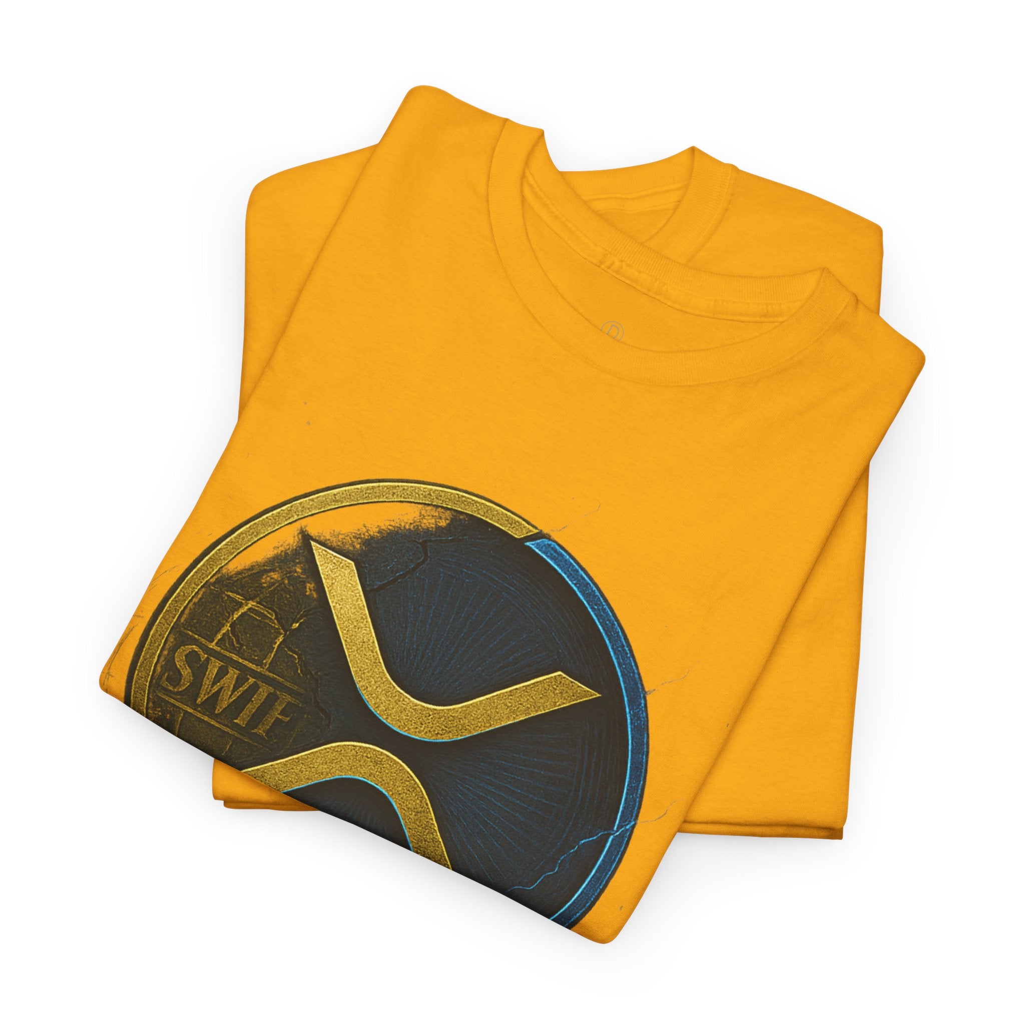 XRP 'Replaces Swift' Cotton Tee — Crypto Ripple Logo T-Shirt