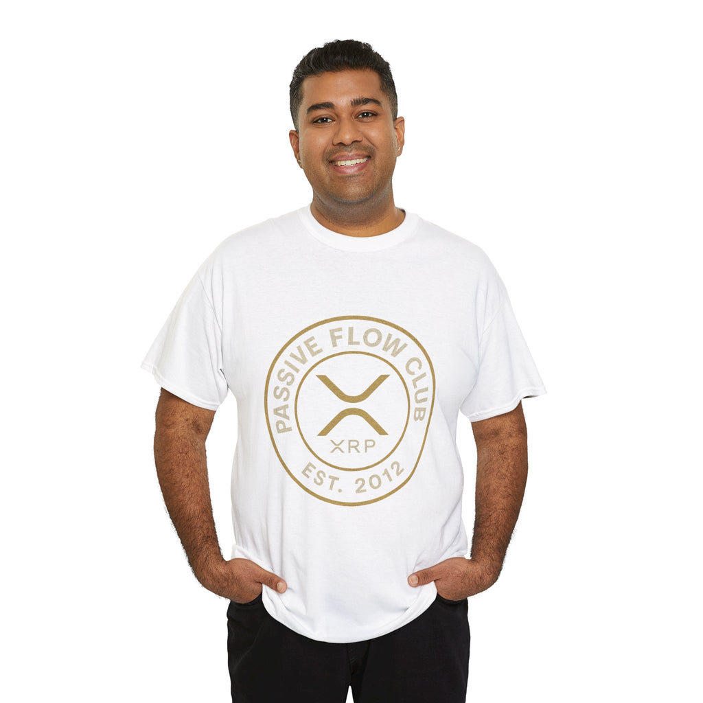 XRP Passive Flow Club T‑Shirt — Crypto Logo Tee (Est. 2012)