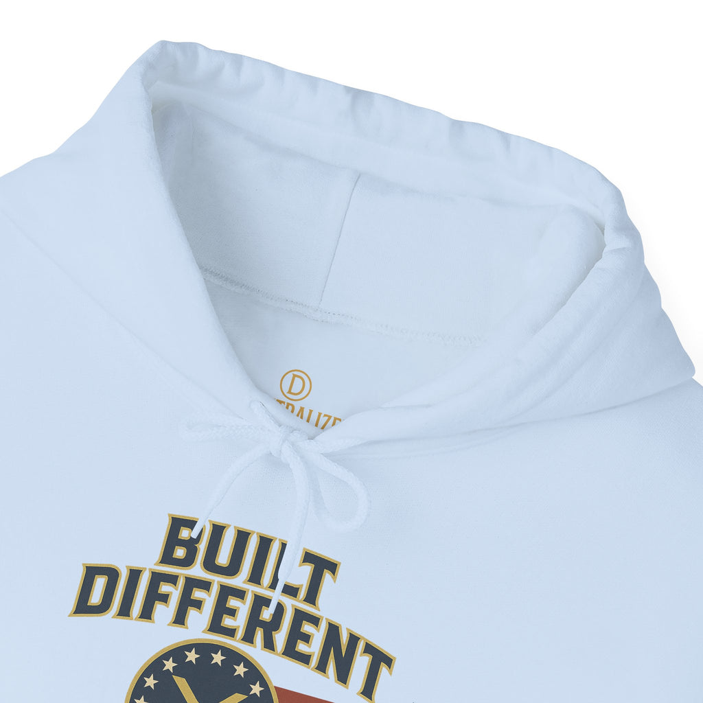 Built Different Hoodie • 'Built Different Since 2012' Patriotic Casual Pullover