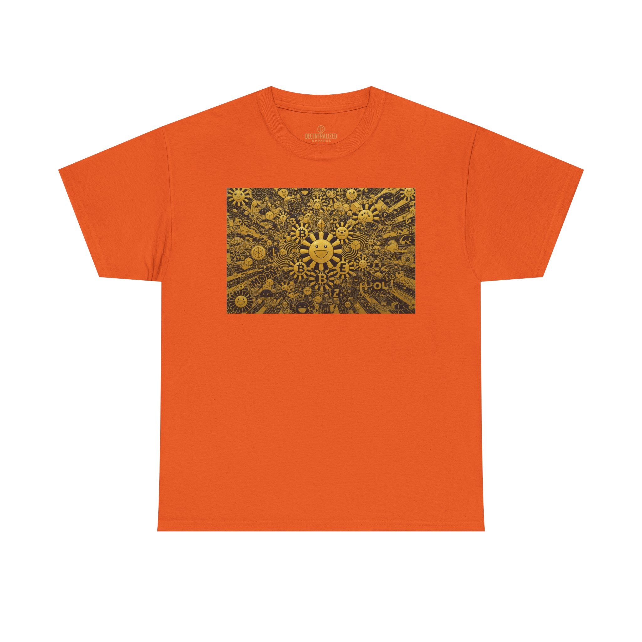 Sunflower Burst T‑Shirt — Golden Sunflower Pattern Tee